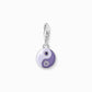 Thomas Sabo Sterling Silver and Purple Yin Yang Charm 1918-041-13