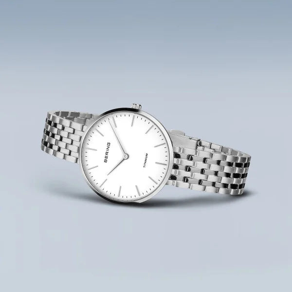 Bering Titanium Polished Bracelet Watch 19334-004