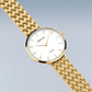 Bering Titanium Polished Yellow Gold Plated Bracelet Watch 19334-334