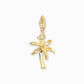 Thomas Sabo Sterling Silver 18ct Gold Plated Palm Tree Charm 1934-488-7