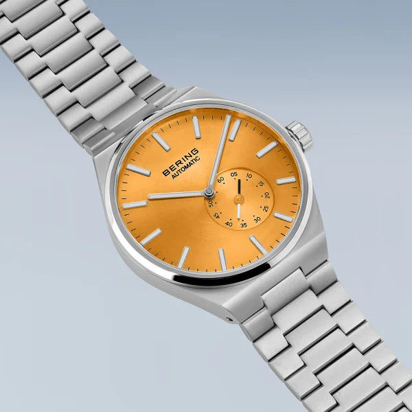 Bering Automatic Orange Dial Watch 19441-701