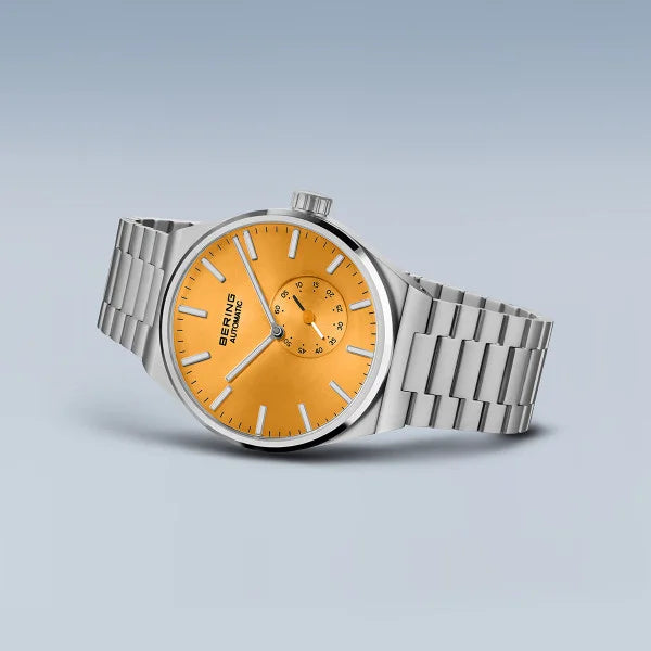 Bering Automatic Orange Dial Watch 19441-701