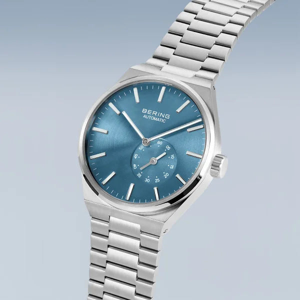 Bering Automatic Polar Bears International Steel Ice Blue Dial Bracelet Watch 19441-Charity