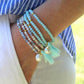 Jersey Pearl Spring Purple Crystal Stretch Bracelet Lola