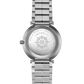 Herbelin Newport Slim Round Arctic Blue Dial Steel Case And Bracelet Watch