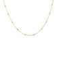 9ct Yellow Gold 1mm Diamond Cut Ball Trace Chain