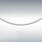 18ct White Gold 16" Mini Spiga Chain