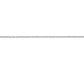 Sterling Silver Filed Trace Chain 16"