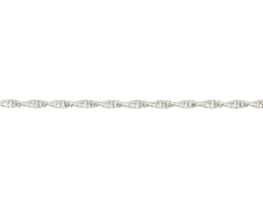 Sterling Silver Prince of Wales Twist Chain 16"