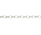Sterling Silver Solid Oval Diamond Cut Belcher Chain 18"