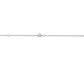 Sterling Silver 16-18" Adjustable Spiga Chain