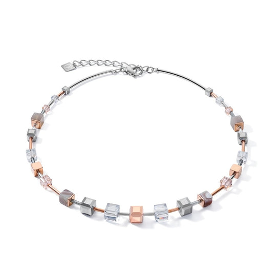 Coeur De Lion Agate & Clear Crystal Necklace