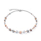 Coeur De Lion Agate & Clear Crystal Necklace