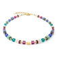 Coeur De Lion Multi Gem And Crystal Cube Necklace