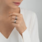 Georg Jensen Mercy Simple Double Ring Size 55/56 20000081