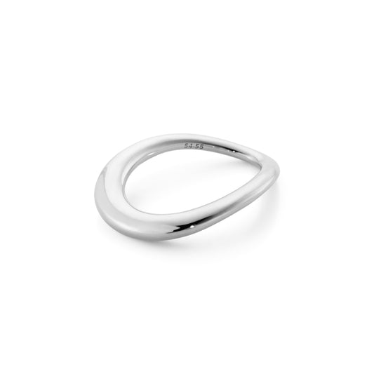 Georg Jensen Offspring Sterling Silver Ring Size P 20000137