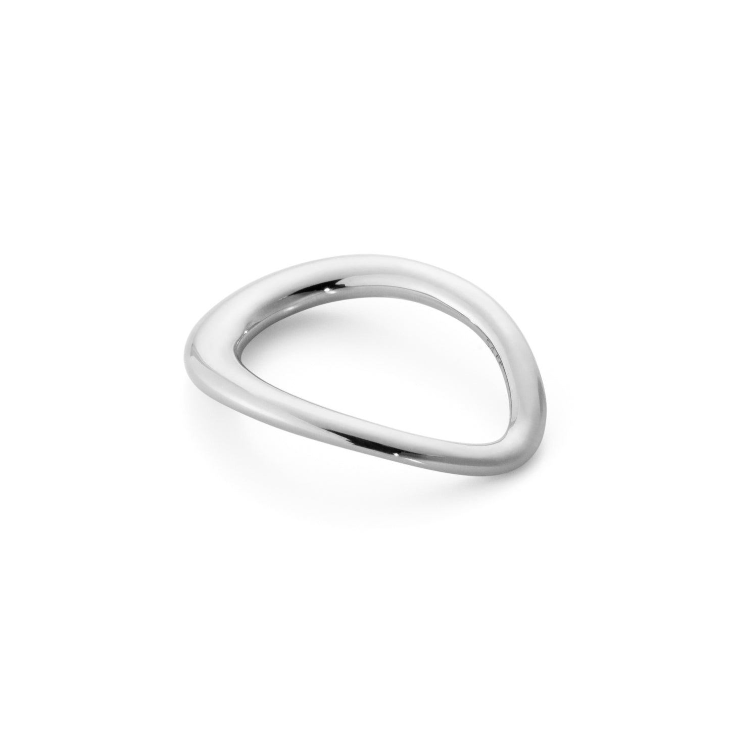 Georg Jensen Offspring Sterling Silver Ring Size P 20000137