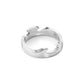 Georg Jensen Fusion 18ct White Gold End Ring Size 56 20000289