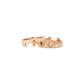 Georg Jensen Fusion 18ct Rose Gold Iconic End Ring Size 56 20000293