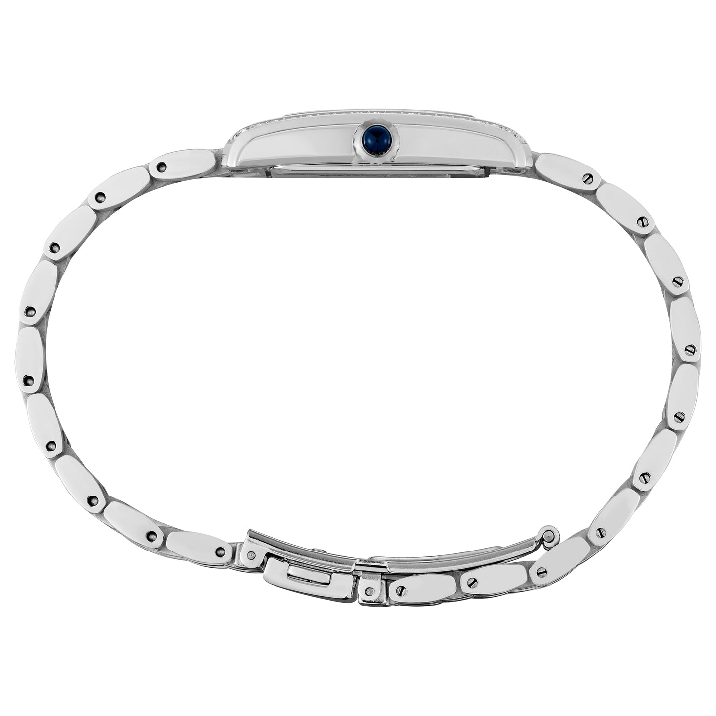 Seiko Ladies Watch Silver Dial Crystal Set Quartz SWR091P1