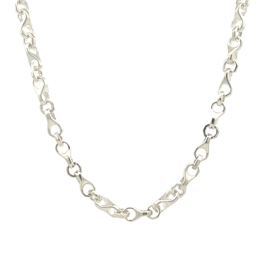 Sterling Silver 18" Figure of Eight Necklace