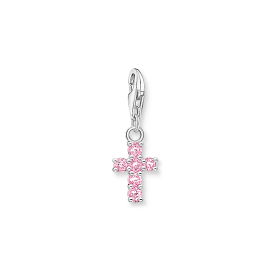 Pink Cz Cross