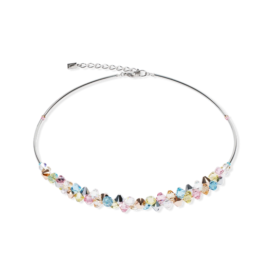 Coeur De Lion Dancing Crystals Stainless Necklace