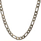 Unique & Co Stainless Steel 7mm Figaro Chain 50cm