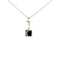 Derbyshire Blue John Sterling Silver Square Drop Necklace
