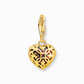 Thomas Sabo GoldPlated Silver Romance Red Heart Charm 2094-414-10