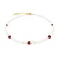 Coeur De Lion Cocktail Pearls Necklace Ruby