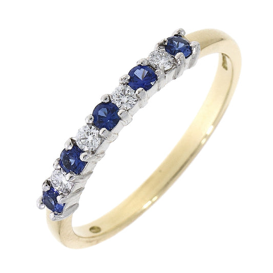 18ct Gold Sapphire And Diamond Ring