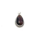 Derbyshire Blue John Sterling Silver Facet Pear Cut Pendant