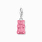 Thomas Sabo Sterling Silver Silver Pink Haribo Bear Charm 2193-017-9