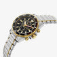 Citizen Black Dial Chronograph Bi Metal Bracelet Watch AT2434-54E