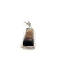 Derbyshire Blue John Sterling Silver Unique Facetted Lozenge Shaped Pendant