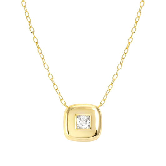Nomination Domina Yellow Gold Plated Cubic Zirconia Necklace 240402/036