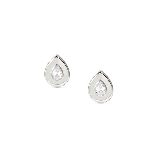 Nomination Domina Sterling Silver and Cubic Zirconia Stud Earrings 240419/015