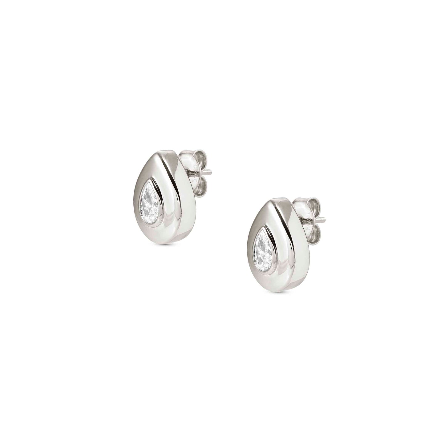 Nomination Domina Sterling Silver and Cubic Zirconia Stud Earrings 240419/015
