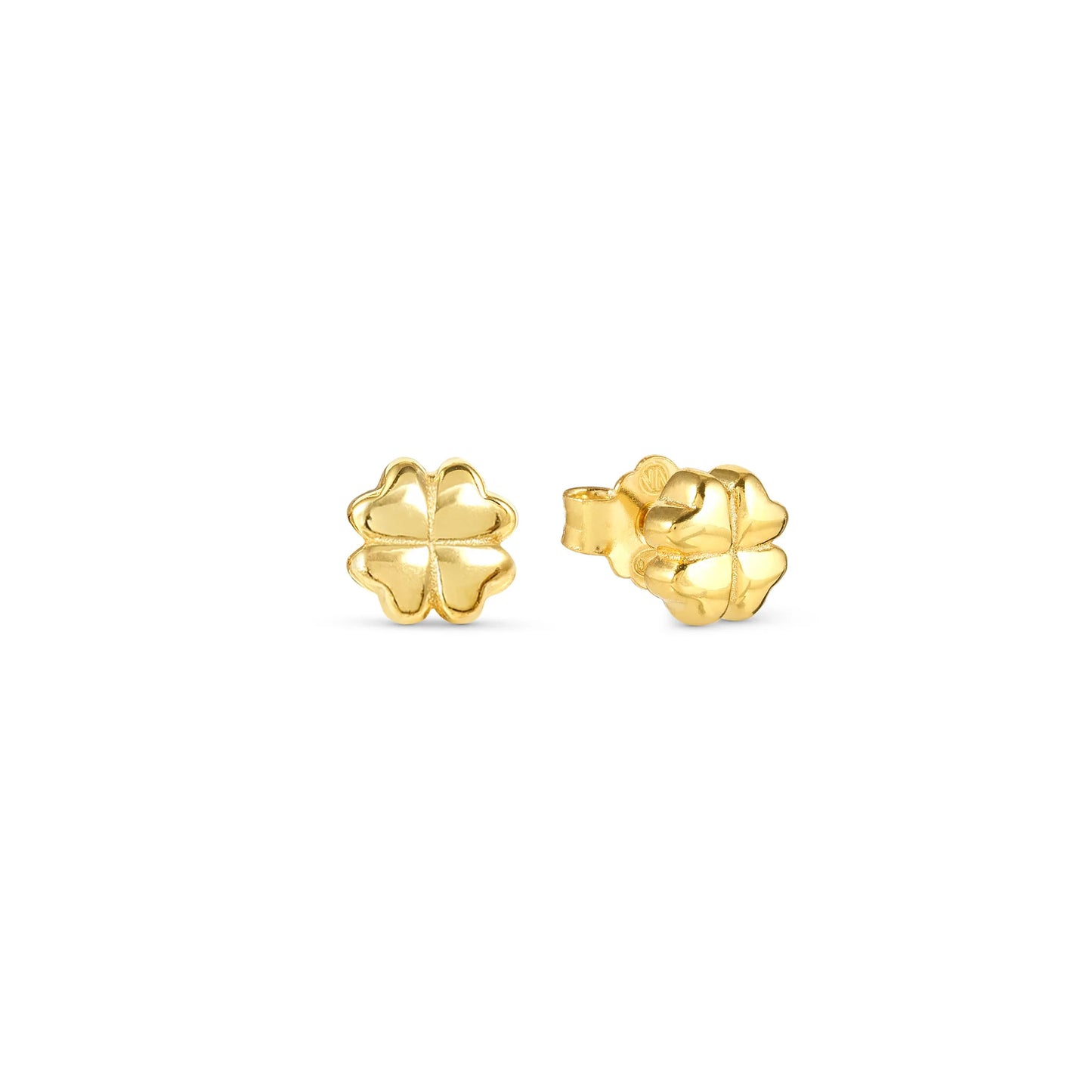 Nomination Armonica Yellow Gold Clover Stud Earrings 241304/003