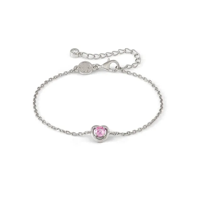 Nomination CosmicLove Heart Pink Cubic Zirconia Bracelet 241704/002