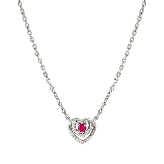 Nomination Cosmiclove Red Heart Cubic Zirconia Necklace 241707/006