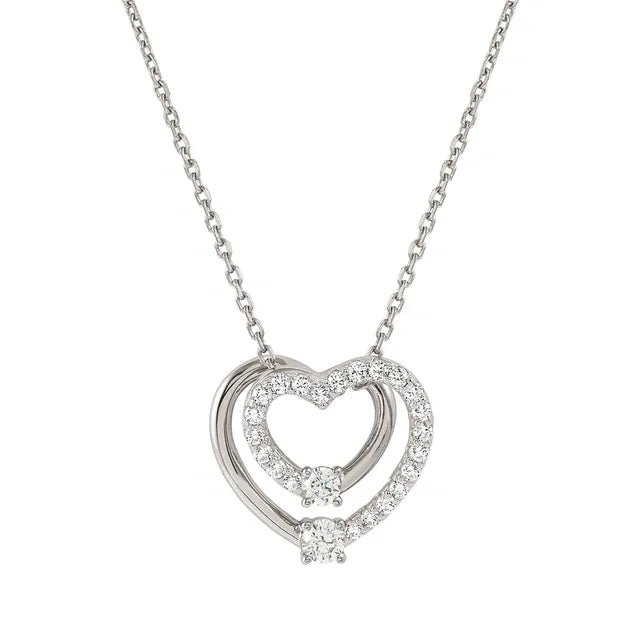 Nomination CosmicLove Hearts Cubic Zirconia Necklace 241709/004