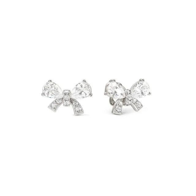 Nomination Sterling Silver Shine Me Up Cubic Zirconia Bow Stud Earrings 241903/008