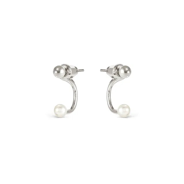 Nomination Fashion Era Sterling Silver Shell Pearl Drop Earrings 242214/010