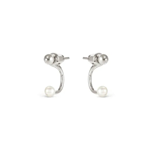 Nomination Fashion Era Sterling Silver Shell Pearl Drop Earrings 242214/010