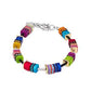 Coeur De Lion Multicoloured Cubes and Crystal Necklace