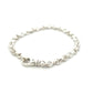 Sterling Silver Figure of Eight Bracelet 7.5"