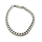 Unique & Co Stainless Steel 6mm Wide Polished Matt Link Bracelet
