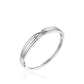 Sterling Silver Four Strand Crossover Bangle